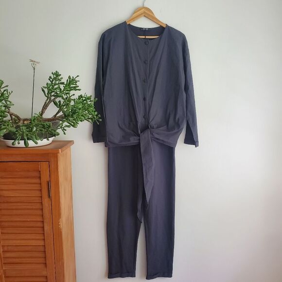 Zara Trafaluc charcoal black one piece jumper size small - Picture 1 of 9